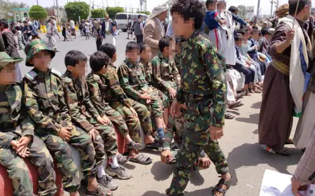 منظمة سام تتقدم ببلاغ عام عن تجنيد الأطفال في اليمن