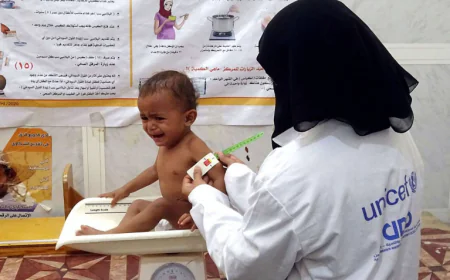 في تقرير حديث للأمم المتحدة: نصف أطفال اليمن يعانون من التقزم