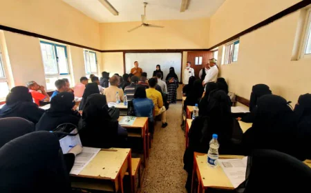استعداداً لانطلاقها.. اختتام دورة تدريبية للمتطوعين والعاملين في الحملة الوطنية ضد شلل الأطفال في تعز
