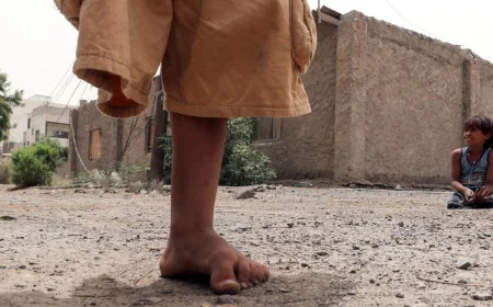 منظمة حقوقية توثق مقتل واصابة 1064 طفل وامرأة جراء الألغام في اليمن