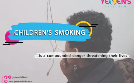 " children's smoking is a compounded danger threatening their lives.