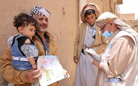يونيسف للطفولة تعلن ارتفاع حالات الإصابة بالكوليرا الى 59 الف حالة في اليمن