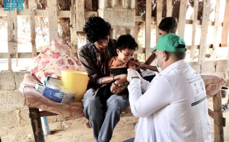 شملت 15 ألف طفلاً.. مركز الملك سلمان ينهي تنفيذ حملة تحصين ضد الحصبة