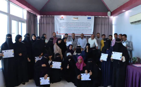 اختتام دورة تدريبية حول الدليل المحدث لإدارة الحالة للأطفال المستضعفين بعدن