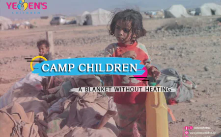 Camp children..a blanket without heating