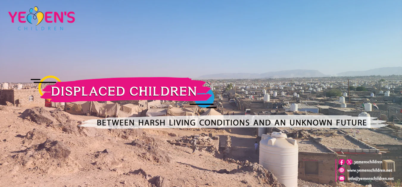 Displaced children between harsh living conditions and an unknown future