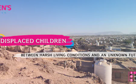 Displaced children between harsh living conditions and an unknown future