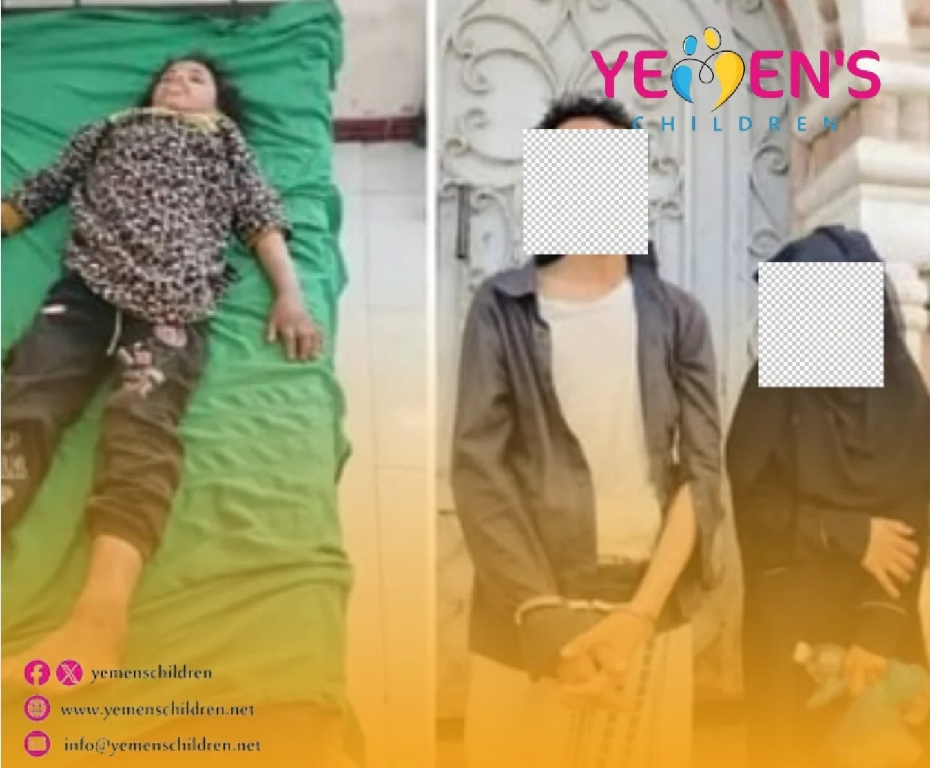 مقتل طفلة في إب على يد زوج والدتها وسط مطالبات بمحاسبة الجناة
