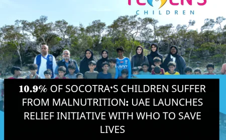 10.9% of Socotra’s Children Suffer from Malnutrition: UAE Launches Relief Initiative with WHO to Save Lives