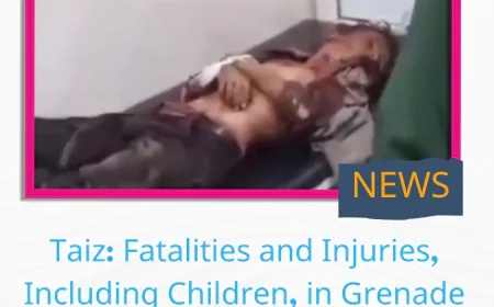 Taiz: Fatalities and Injuries, Including Children, in Grenade Explosion at Wedding