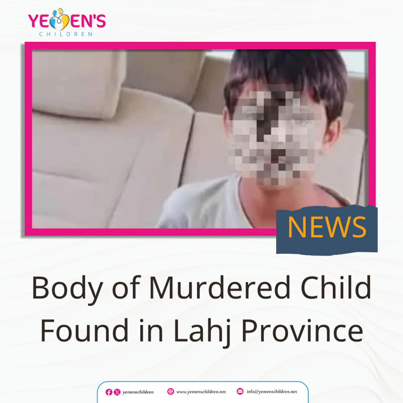 Body of Murdered Child Found in Lahj Province