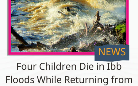 Four Children Die in Ibb Floods While Returning from Grazing