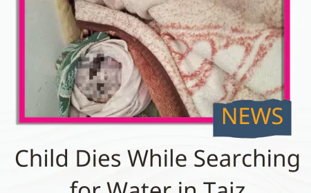 Child Dies While Searching for Water in Taiz