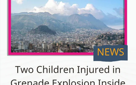 Two Children Injured in Grenade Explosion Inside Their Home in Western Taiz