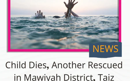 Child Dies, Another Rescued in Mawiyah District, Taiz Governorate