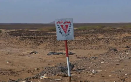 مقتل طفلتين بانفجار لغم  بمحافظة البيضاء