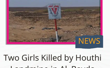 Two Girls Killed by Houthi Landmine in Al-Bayda