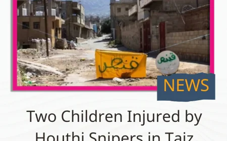 Two Children Injured by Houthi Snipers in Taiz