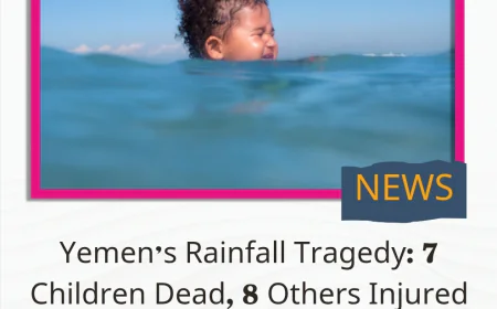 Yemen’s Rainfall Tragedy: 7 Children Dead, 8 Others Injured in Floods and Lightning Strikes