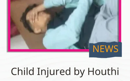 Child Injured by Houthi Sniper in Taiz