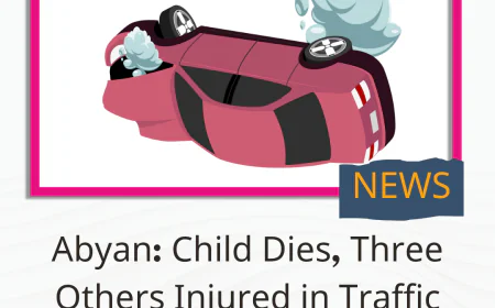 Abyan: Child Dies, Three Others Injured in Traffic Accident