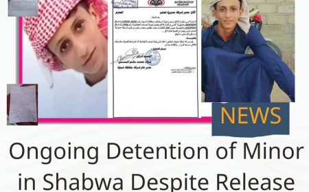 Ongoing Detention of Minor in Shabwa Despite Release Orders