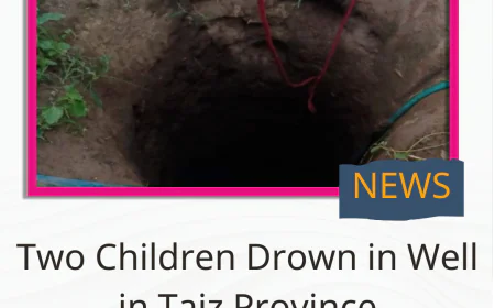 Two Children Drown in Well in Taiz Province