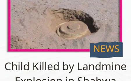 Child Killed by Landmine Explosion in Shabwa