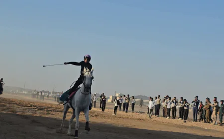 Two Children Win First and Second Place at the Marib Equestrian Festival