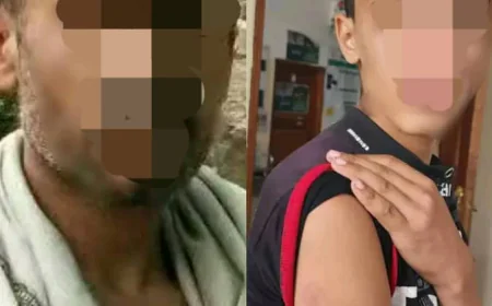 حوثي يعتدي بعنف على طفل في محافظة ريمة