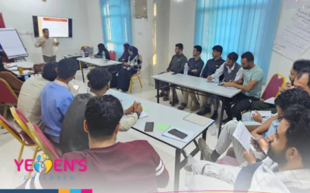 منصة “أطفال اليمن” تدشن دورة تدريبية في الأخبار والتقارير الصحفية