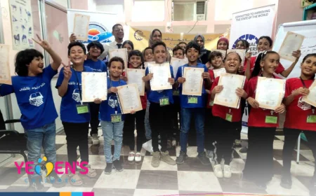 عدن:  إختتام دورة فن الإلقاء للأطفال