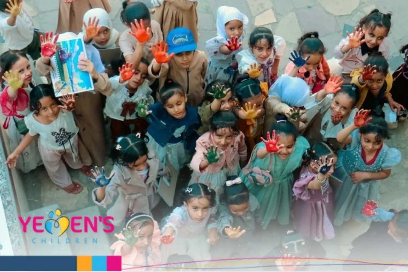 مؤسسة أرنيادا تختتم مشروع "الدعم النفسي للأطفال من خلال الرسم" في تعز