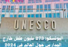 اليونسكو: 273 مليون طفل خارج المدارس حول العالم في 2024
