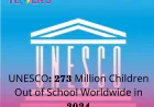 UNESCO: 273 Million Children Out of School Worldwide in 2024