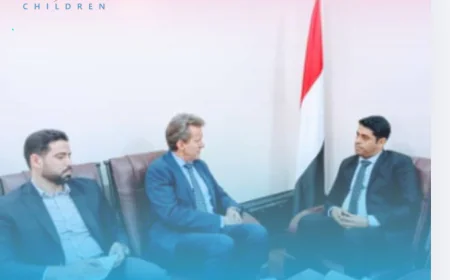 وزير حقوق الإنسان يبحث مع اليونيسيف سبل تعزيز حماية الأطفال ومنع تجنيدهم