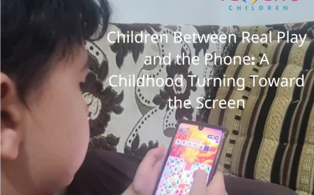 Children Between Real Play and the Phone: A Childhood Turning Toward the Screen