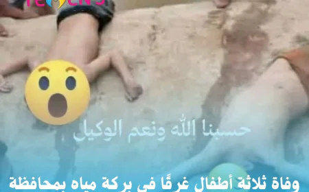 وفاة ثلاثة أطفال غرقًا في بركة مياه بمحافظة صعدة