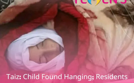 Taiz: Child Found Hanging; Residents Suspect Suicide