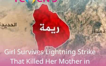 Girl Survives Lightning Strike That Killed Her Mother in Raymah