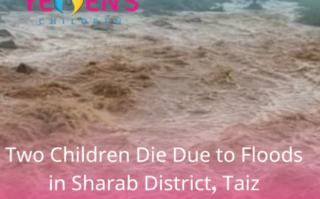 Two Children Die Due to Floods in Sharab District, Taiz Governorate