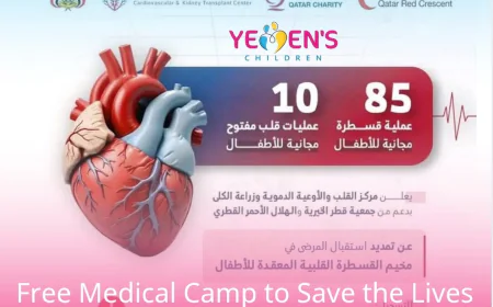 Free Medical Camp to Save the Lives of 95 Children at Taiz Heart Center
