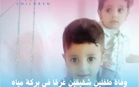 وفاة طفلين شقيقين غرقا في بركة مياه بمحافظة إب وسط موجة أمطار غزيرة