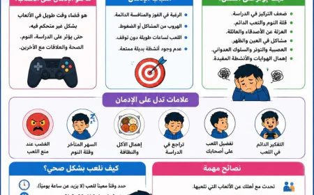 الإدمان على الألعاب الإلكترونية لدى الأطفال