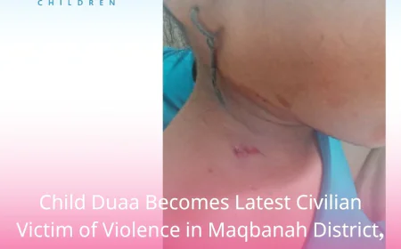 Child Duaa Becomes Latest Civilian Victim of Violence in Maqbanah District, Taiz Governorate