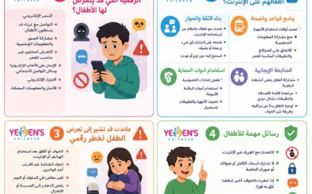 دليل الأهل للأمان الرقمي لحماية الأطفال