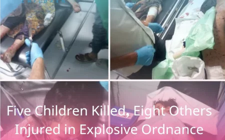 Five Children Killed, Eight Others Injured in Explosive Ordnance Blast in Al-Dhalea