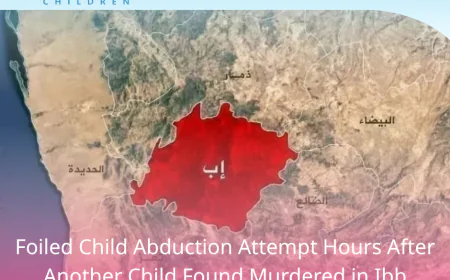 Foiled Child Abduction Attempt Hours After Another Child Found Murdered in Ibb Governorate