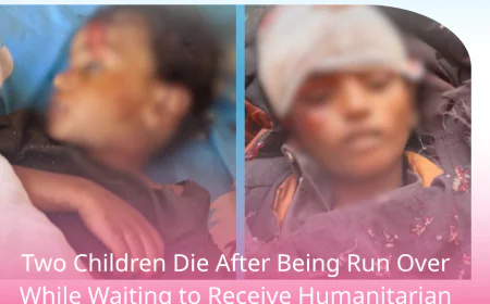 Two Children Die After Being Run Over While Waiting to Receive Humanitarian Aid in Al Mokha District, Taiz