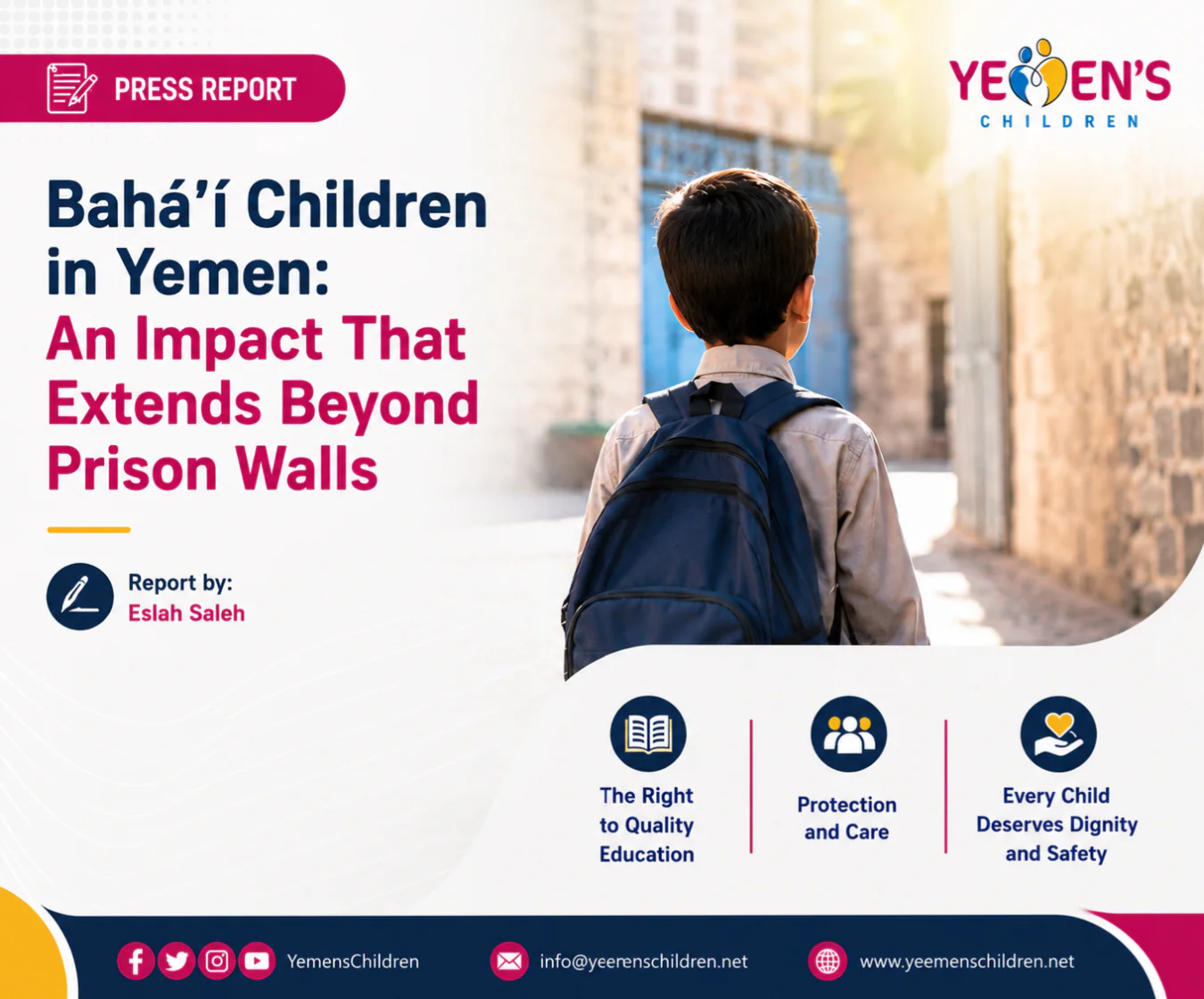 Bahá’í Children in Yemen: An Impact That Extends Beyond Prison Walls
